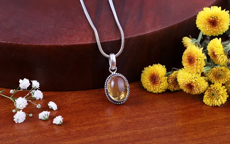 Citrine Pendant | Good Luck